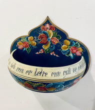 Load image into Gallery viewer, Vintage Hand Painted Norwegian Rosemaling Wall Shelf/Planter from Bjorg Furulund
