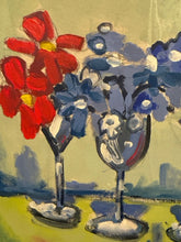 Load image into Gallery viewer, Original Still Life Oil Painting, Whimsical Flowers, by James Hartman, signed
