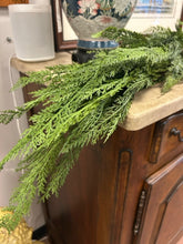 Load image into Gallery viewer, Faux Norfolk Pine Christmas Garland, new in Box, from Holex Flower
