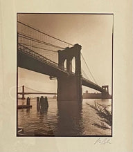 Load image into Gallery viewer, Framed Photo of Brooklyn Bridge, signed
