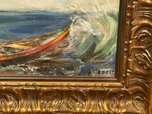 Load image into Gallery viewer, Framed Original Oil of  Seagulls over Water by Rose Ebert, signed
