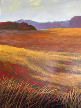 Load image into Gallery viewer, Hand Painted Canvas "Autumn Sky" by Rick River Man Brown, signed
