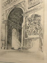 Load image into Gallery viewer, Framed Copper Engraving "La Tombe du Soldat Inconnu," signed &amp; stamped
