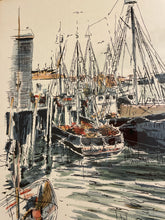 Load image into Gallery viewer, Framed Print &quot;Gloucester: New Enland Harbor No. 3&quot; by John Haymson
