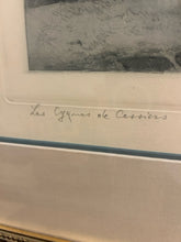 Load image into Gallery viewer, Hand Colored Etching &quot;The Swans of Cassiers&quot; by Hendrick Cassiers, Signed
