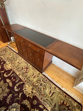 Load image into Gallery viewer, Georgian Banded Mahogany Flip Top Server on Wheels from Craig Furniture
