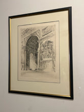 Load image into Gallery viewer, Framed Copper Engraving "La Tombe du Soldat Inconnu," signed &amp; stamped

