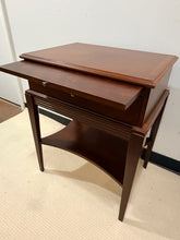 Load image into Gallery viewer, One Drawer End Table with  Pull Out Tray
