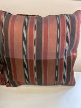 Load image into Gallery viewer, Pair of Custom Striped Silk &amp; Down Pillows
