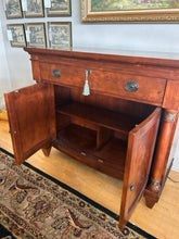 Load image into Gallery viewer, Empire Style Mahogany Server with  Carved Columns
