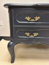 Load image into Gallery viewer, Painted French Provincial Two Drawer Chest with Brass Hardware
