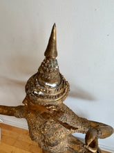 Load image into Gallery viewer, Vintage Gilt Bronze Thai Statue of Prince Phra Rama
