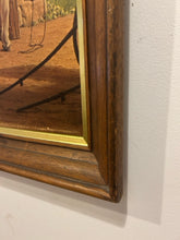 Load image into Gallery viewer, Framed Art Print &quot;Horse and Buggy Days&quot; by Paul Detlefsen, signed
