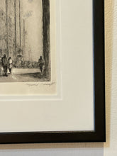 Load image into Gallery viewer, Framed Etching of the Church of St. Hilaire in Poitiers, signed
