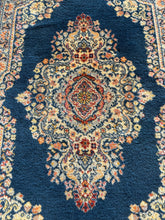 Load image into Gallery viewer, Vintage Blue, Red and Cream  Rug
