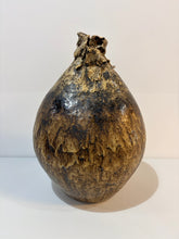 Load image into Gallery viewer, Hand Crafted Earthen Bulbous Shaped Art Vase/Decorative Object
