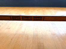 Load image into Gallery viewer, Vintage Wood Dining Table with Floral Carvings
