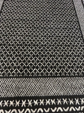 Load image into Gallery viewer, Black and White Contemporary Area Rug, Made in Turkey - 100% Polypropylene
