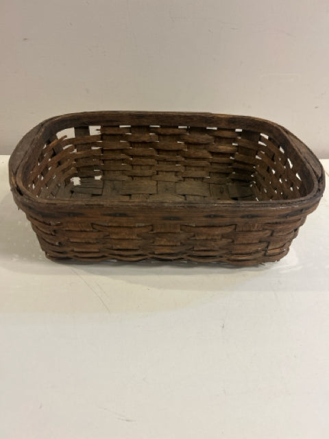 Oblong Wicker Basket