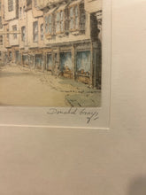Load image into Gallery viewer, Framed Print &quot;Stonegate York&quot; by Donald Gray, signed
