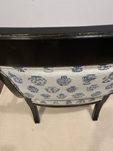 Load image into Gallery viewer, Limited Edition Commemorative Queen Elizabeth Regency Chinoiserie Arm Chair with Gold Leaf Accents from Highland House

