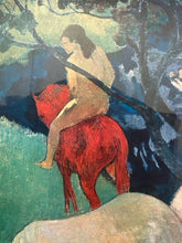 Load image into Gallery viewer, Framed Paul Gauguin Poster &quot;Le Cheval Blanc, 1898&quot;
