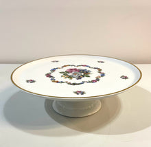 Load image into Gallery viewer, Hand Painted Cake Stand  from Limoges France
