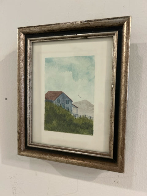 Framed Original Watercolor 