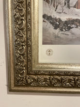 Load image into Gallery viewer, Framed Print, &quot;Winter Chapel&quot; by Thomas Kinkade, signed and numbered
