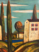 Load image into Gallery viewer, Wall Panel of Tuscany Scene, signed (I)
