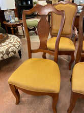 Load image into Gallery viewer, Two Arm &amp; Four Side Queen Anne Dining Chairs from Thomasville Furniture
