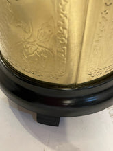 Load image into Gallery viewer, Etched Brass Canister Lamp
