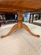 Load image into Gallery viewer, Round Pine Dining Table from Pottery Barn
