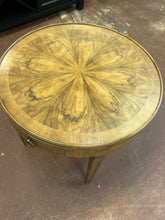 Load image into Gallery viewer, Round Vintage One  Drawer End Table

