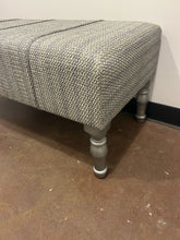 Load image into Gallery viewer, Neoprene Bench with Silver Painted Legs
