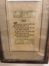 Load image into Gallery viewer, Framed Poem for Dad
