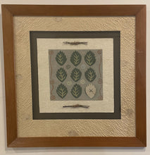 Load image into Gallery viewer, Wood Framed Multi-Media &quot;Birch Leaves,&quot; signed &amp; numbered
