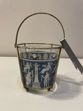 Load image into Gallery viewer, MCM Hellenic Greek Roman Ice Bucket with Tongs From Wedgewood
