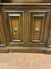 Load image into Gallery viewer, Vintage Three Shelf Bookcase with Two Door Cabinet
