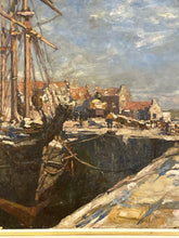 Load image into Gallery viewer, Vintage Oil of Coastal Scene by Scottish Artist Gertrude Mary Coventry, signed

