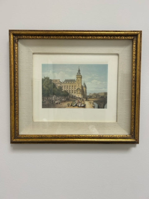 Framed Print of Tour de l'Horloge du palais de la Cite  by Isidore Deroy