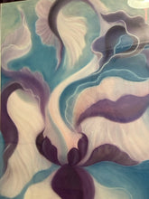 Load image into Gallery viewer, Framed Art Print &quot;Iris Series&quot; by Helene Platt, signed
