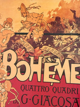 Load image into Gallery viewer, Framed La Boheme Theatre Poster by Adolfo Hohenstein
