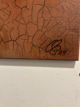 Load image into Gallery viewer, Floral Art Print on Wood Panel by Chip DuPont, signed - Red
