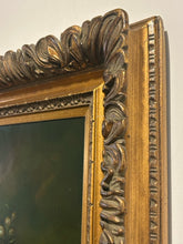 Load image into Gallery viewer, Large Framed Oil of Flowers in Vase by Romington,  signed
