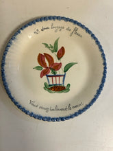 Load image into Gallery viewer, Six Vintage French "Le Doux Langage de Fleurs" Plates
