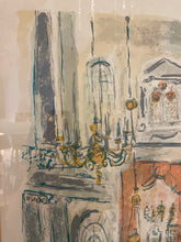 Load image into Gallery viewer, Color Lithograph &quot;Tour Synagogue&quot; by Greta Schryer, signed &amp; numbered
