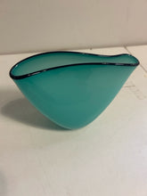 Load image into Gallery viewer, Blue Glass Pocket Vase
