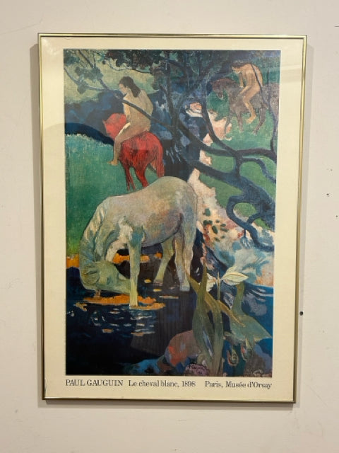 Framed Paul Gauguin Poster 