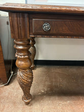 Load image into Gallery viewer, Ornate Two Drawer Writing Table
